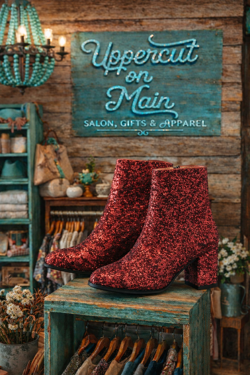 CORKYS Razzle Dazzle Glitter Booties