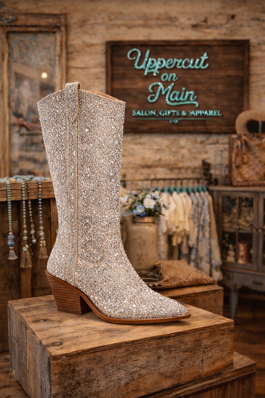 CORKYS Glitzy Rhinestone Boots