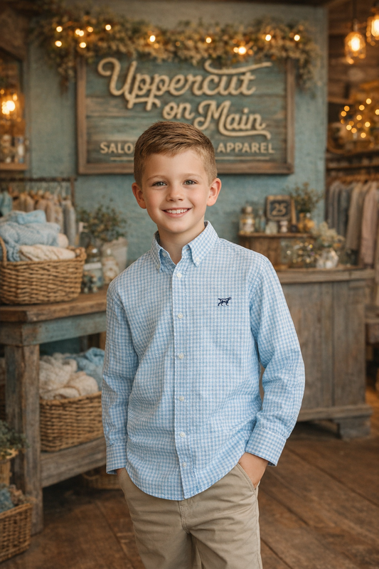FIELDSTONE Youth Long Sleeve Braxton Button Down