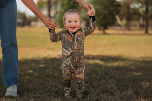YEE YEE Camo Bamboo Baby Zip-Up Sleeper