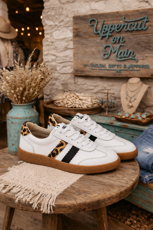 CORKYS HEADS UP - White Leopard Combo