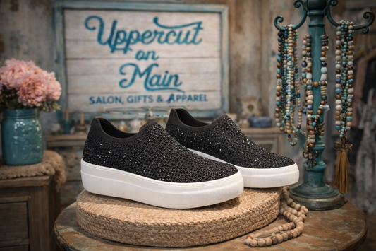 CORKYS Rhinestone Slip-on Sneakers