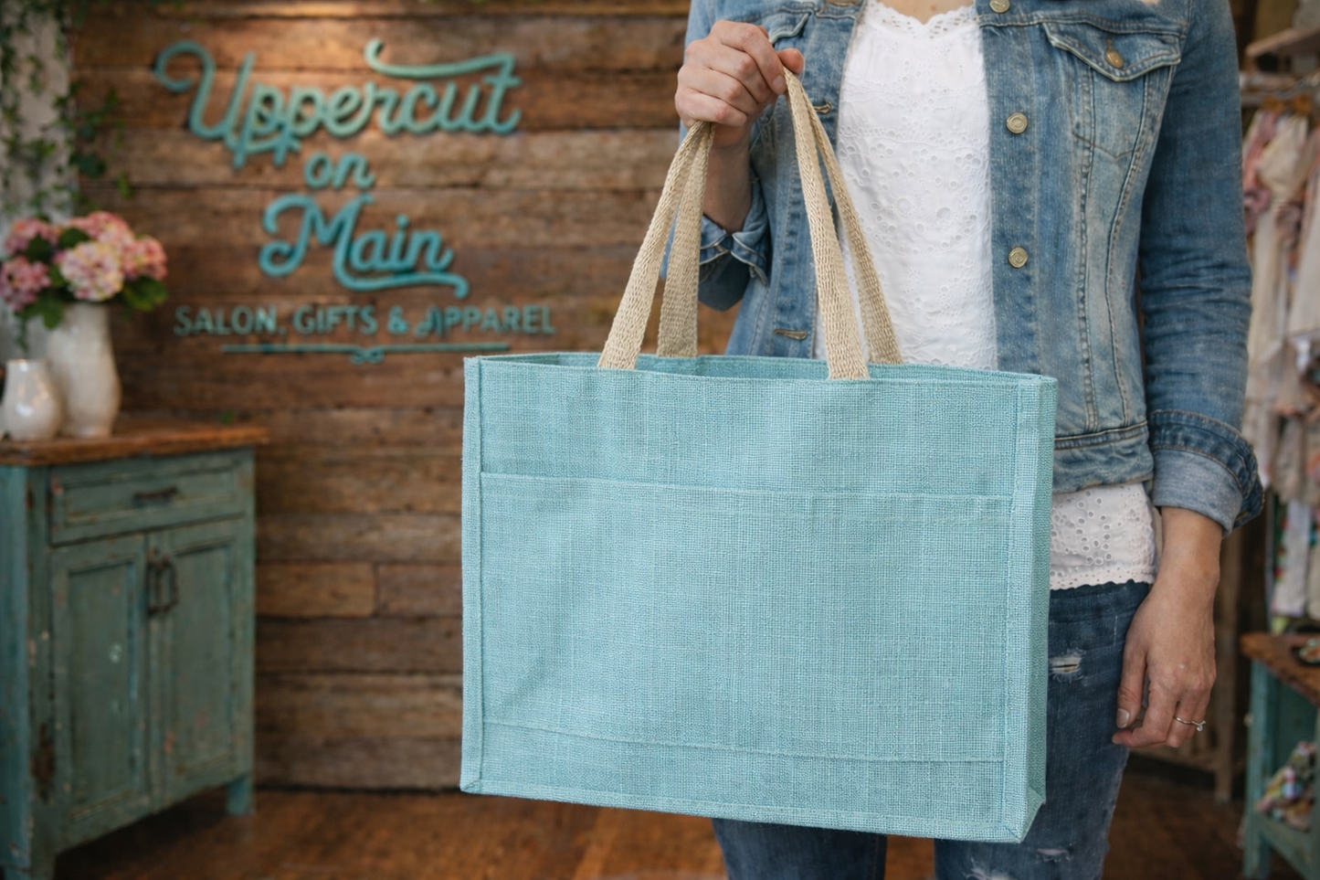 ROYAL STANDARD Jute Pocket Tote