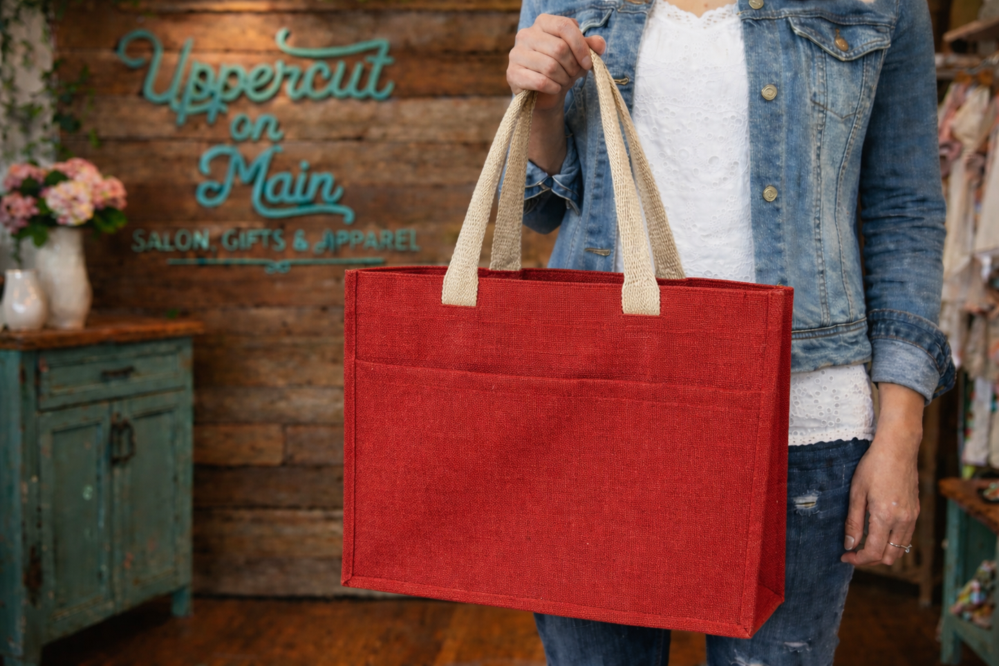 ROYAL STANDARD Jute Pocket Tote