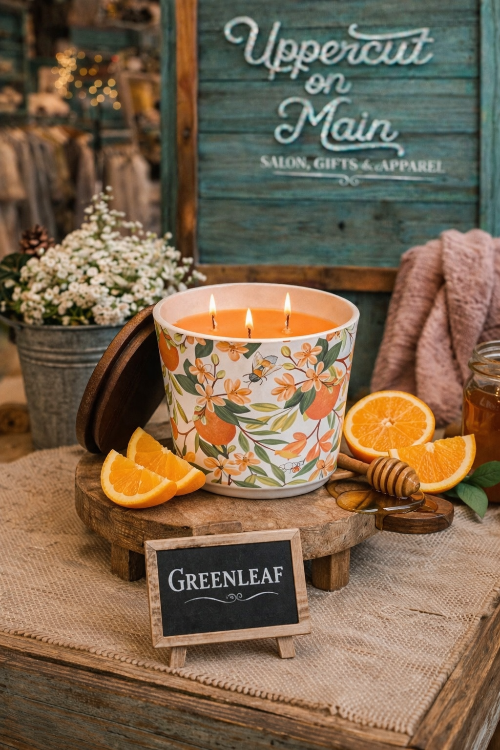GREENLEAF Pattern Candles