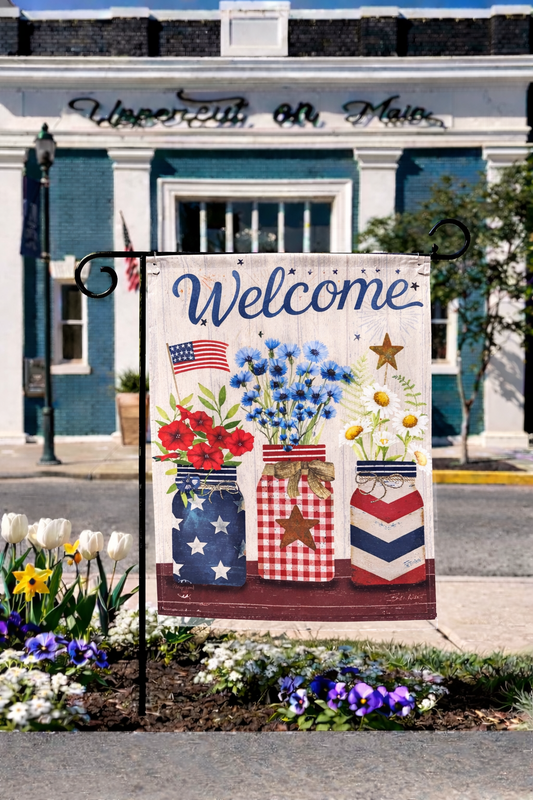 Patriotic ( GARDEN FLAGS )