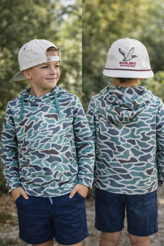 BURLEBO Toddler Camo Hoodie