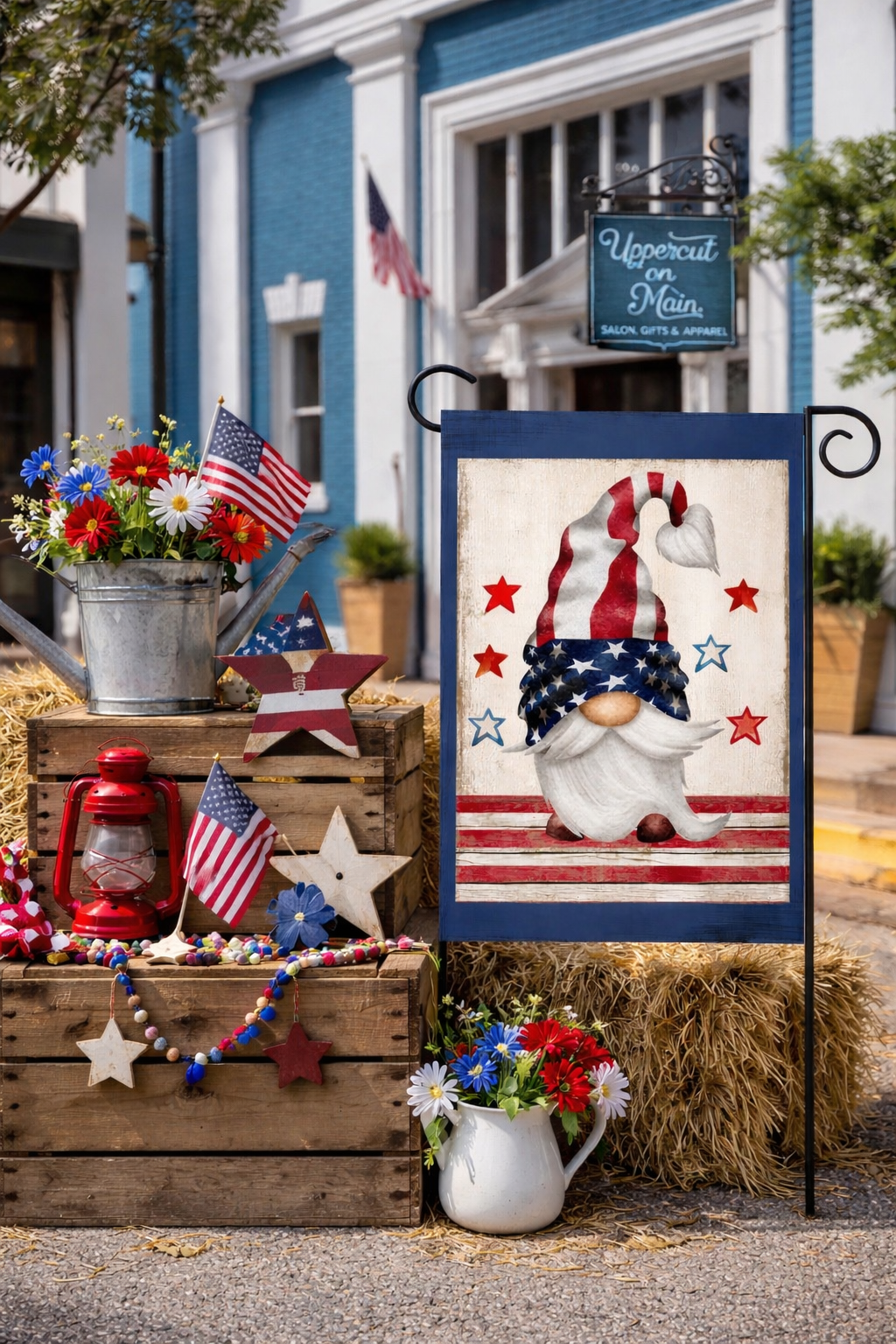 Patriotic ( GARDEN FLAGS )