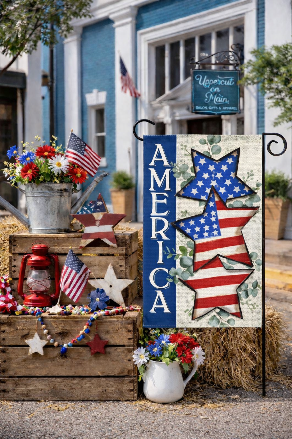 Patriotic ( GARDEN FLAGS )