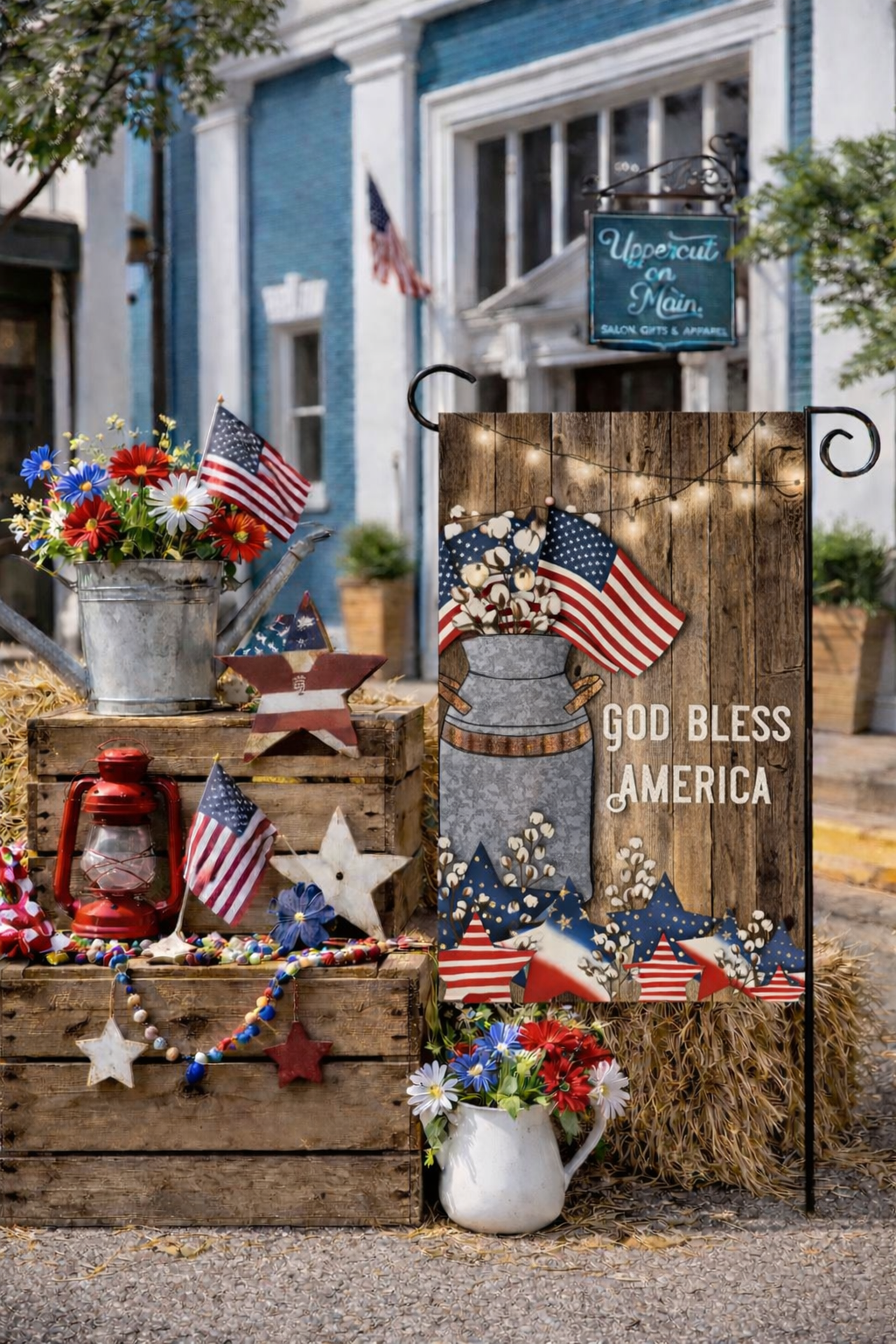 Patriotic ( GARDEN FLAGS )