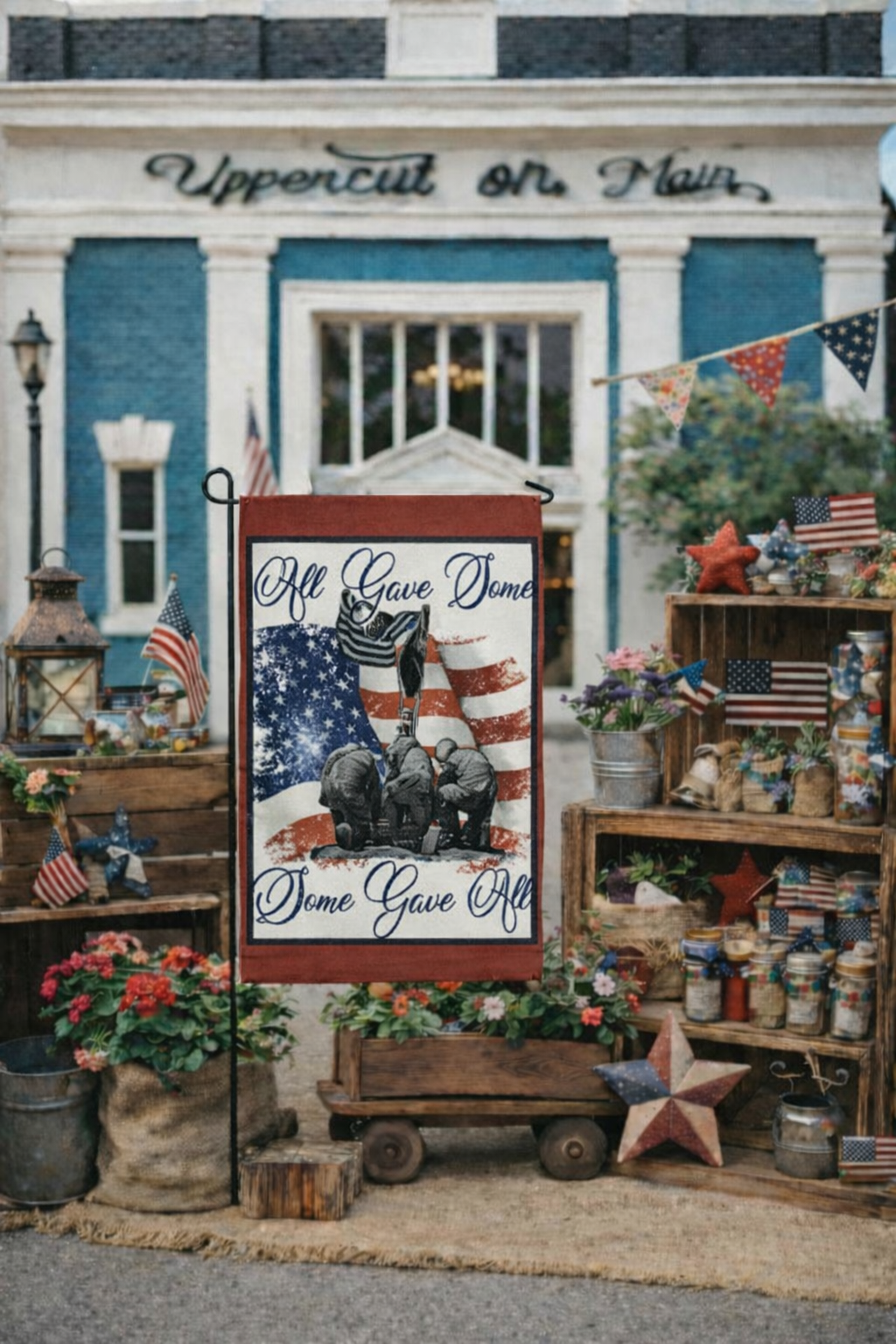 Patriotic ( GARDEN FLAGS )