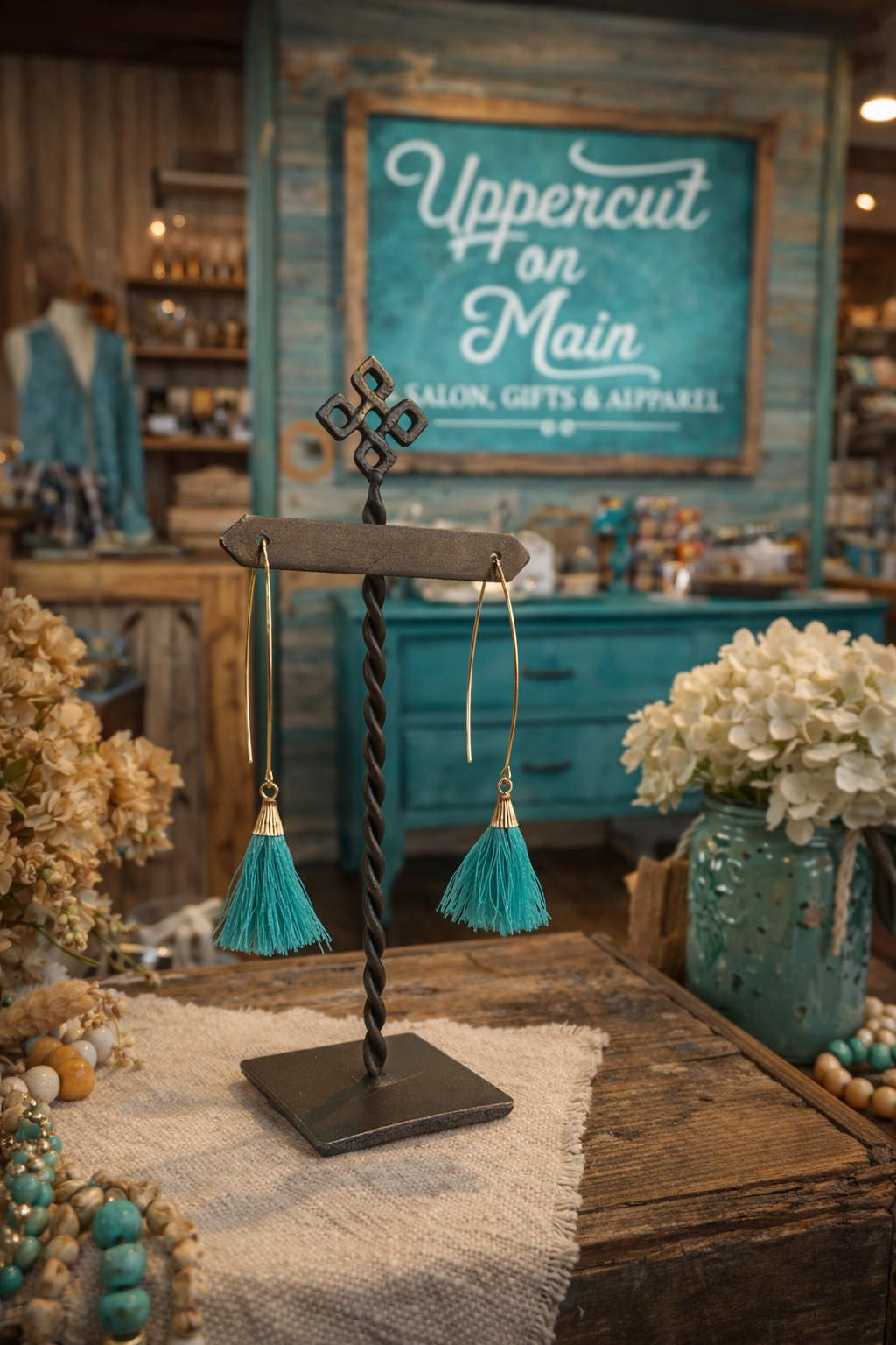 Tear Drop Tassel earrings
