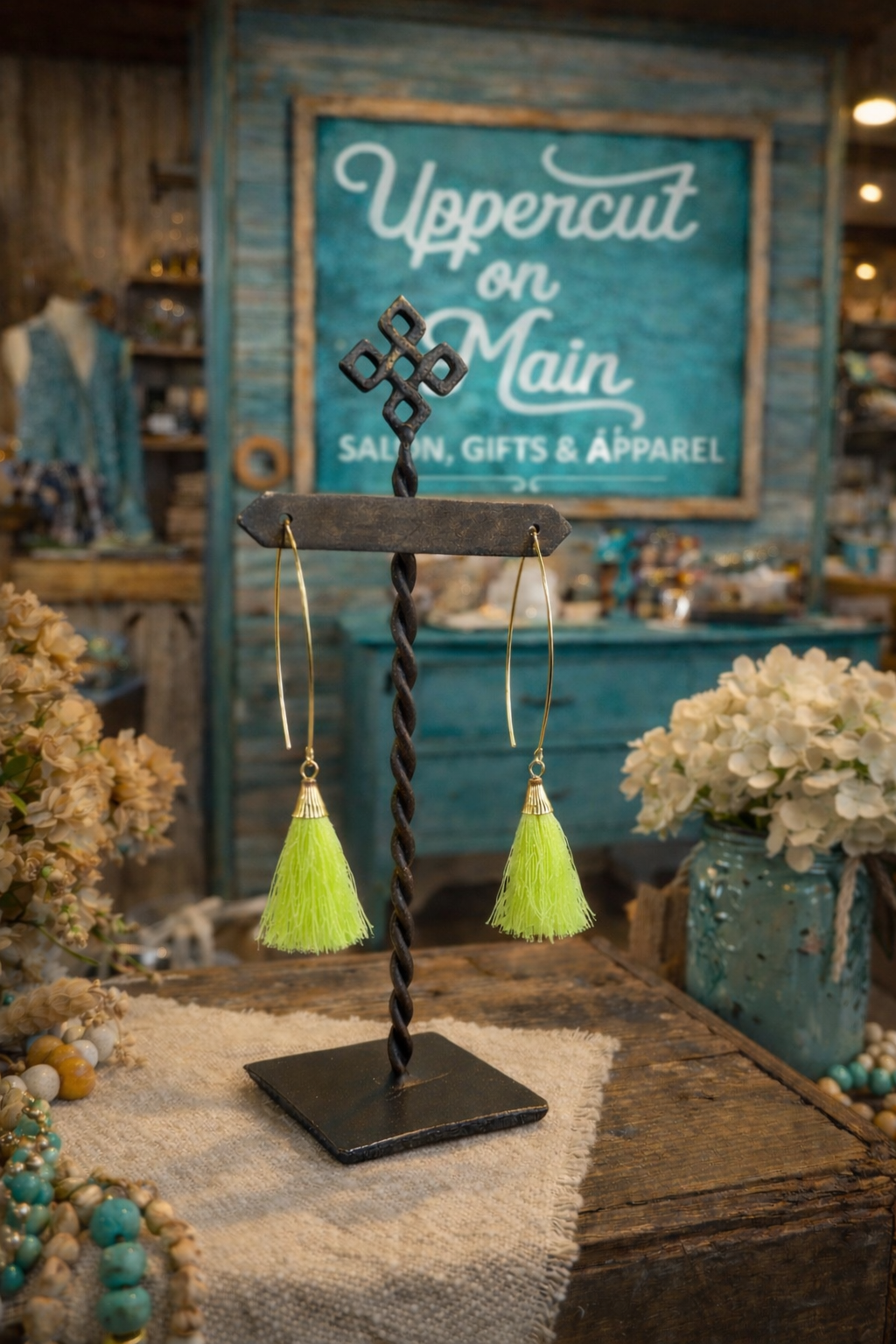 Tear Drop Tassel earrings