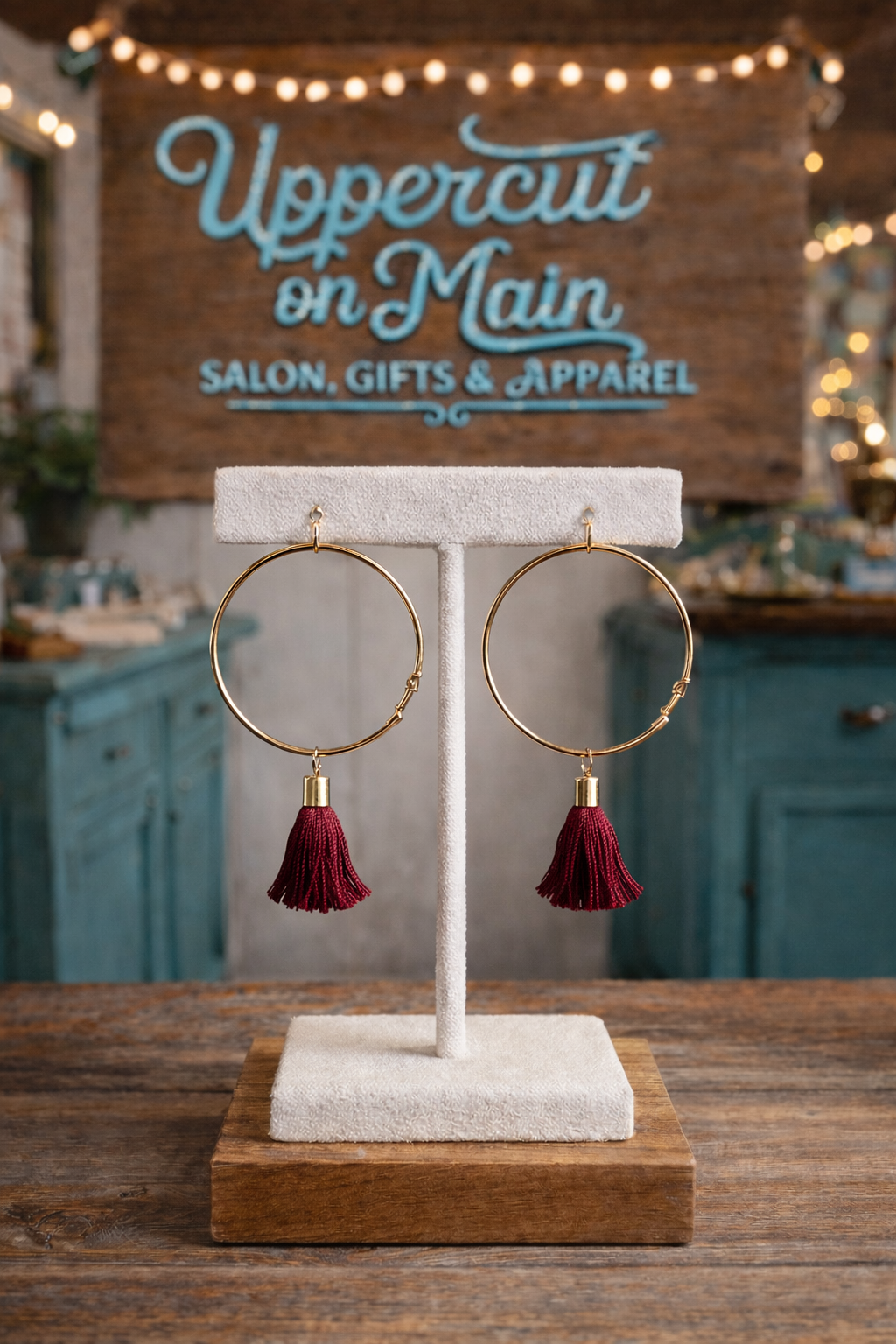 STELLA Matte Color Hoop Earrrings