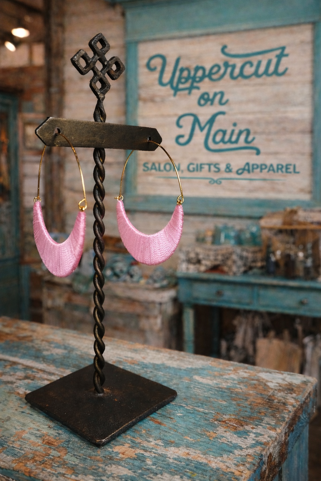STELLA ( Colored Crescent ) Earrings