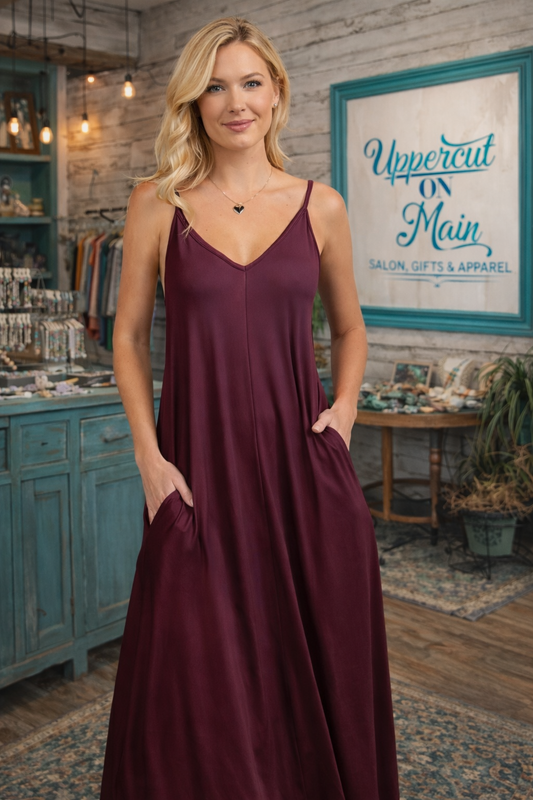 Spaghetti Strap Maxi Dress