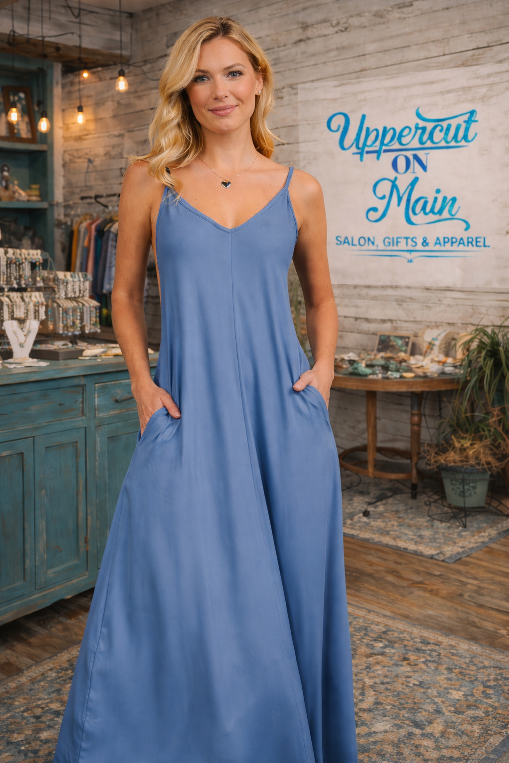 Spaghetti Strap Maxi Dress