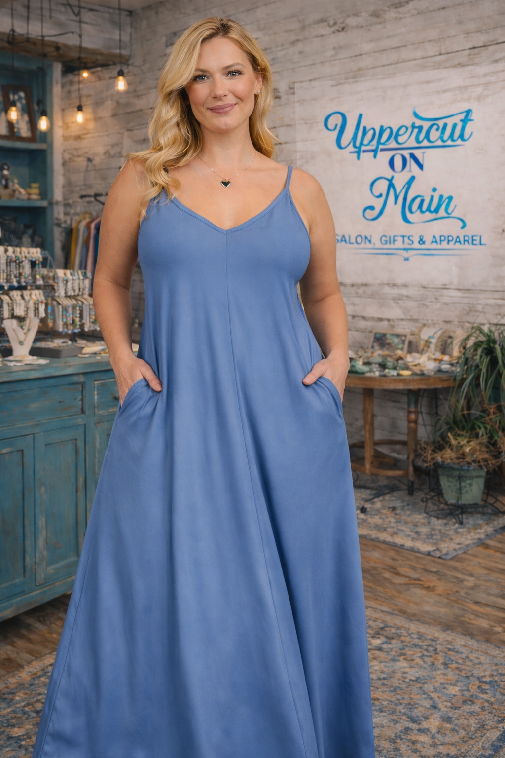 Spaghetti Strap Maxi Dress