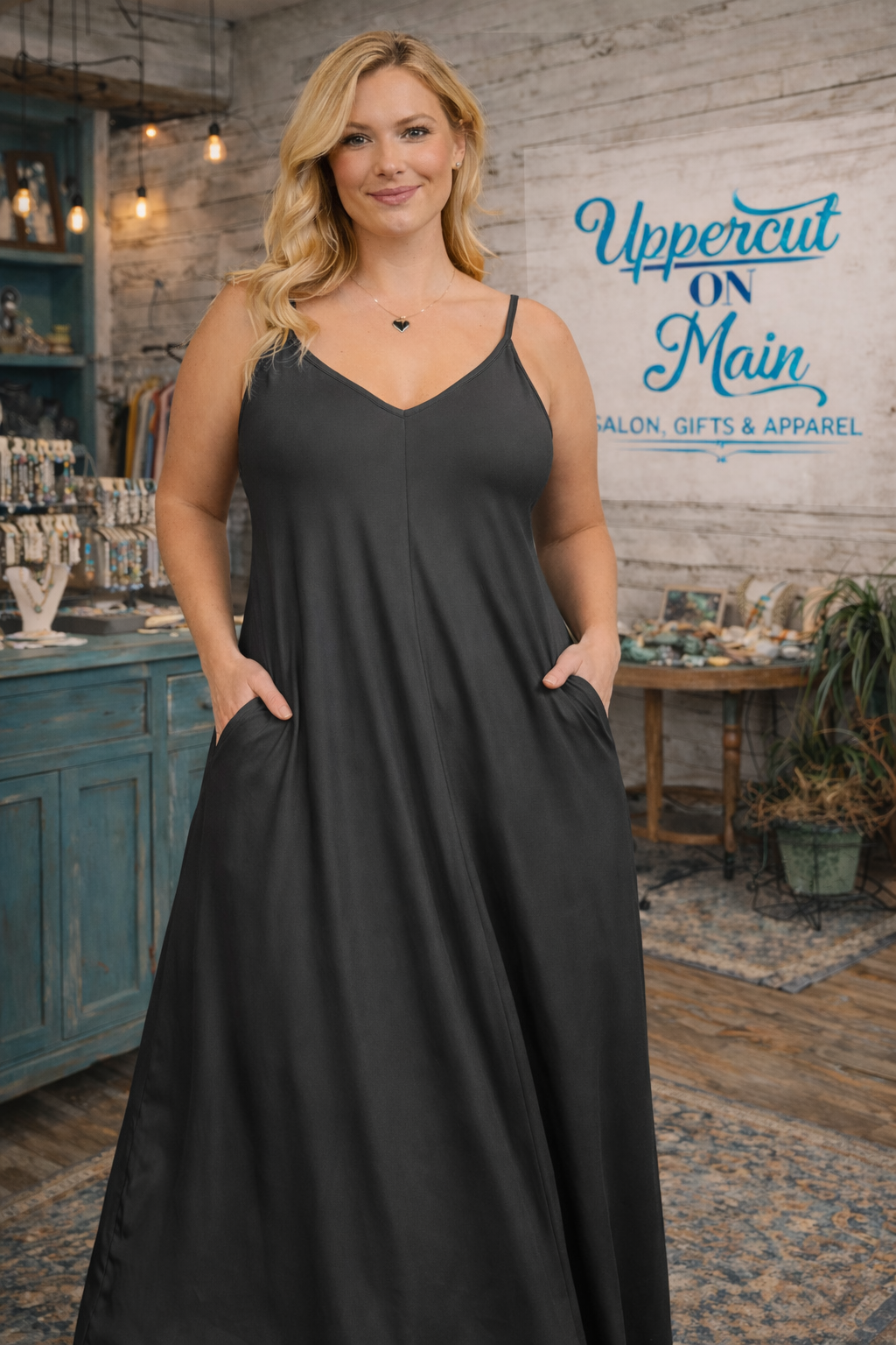Spaghetti Strap Maxi Dress