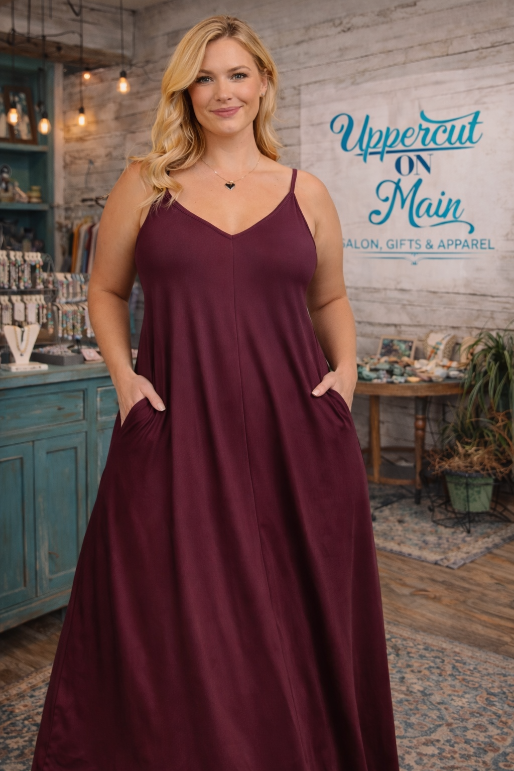 Spaghetti Strap Maxi Dress