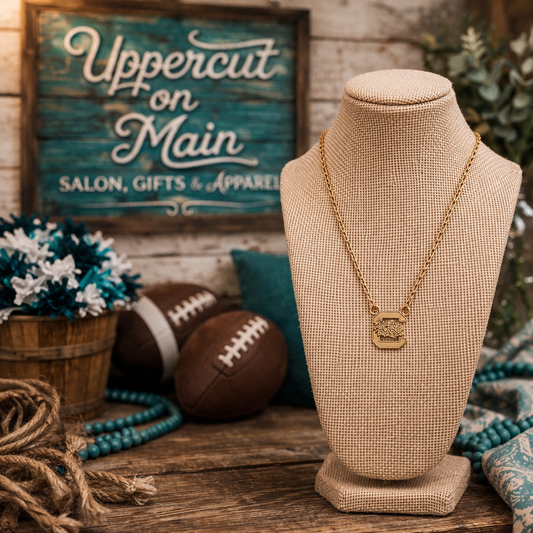 Canvas Style Carolina 24K Gold Plated Pendant Necklaces