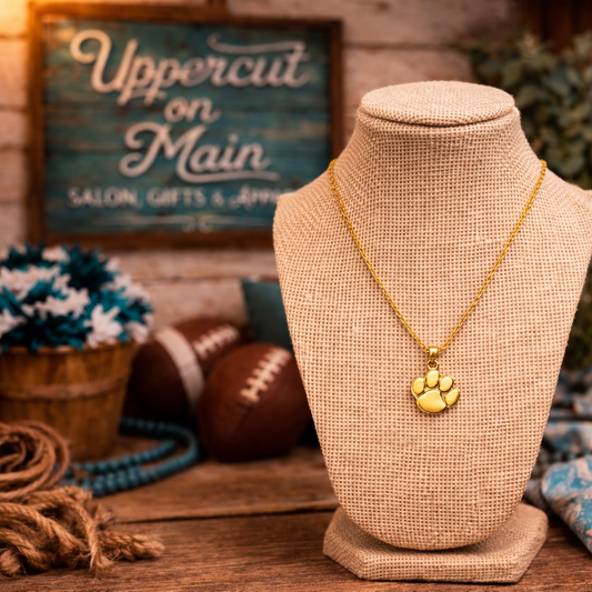 Canvas Clemson 24K Gold Plated Necklaces