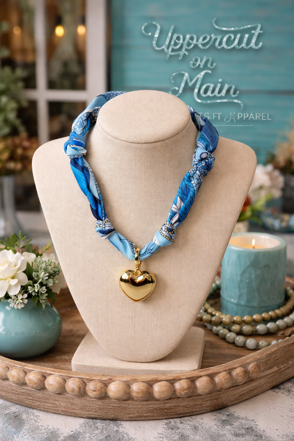 CANVAS STYLE Scarf Necklace