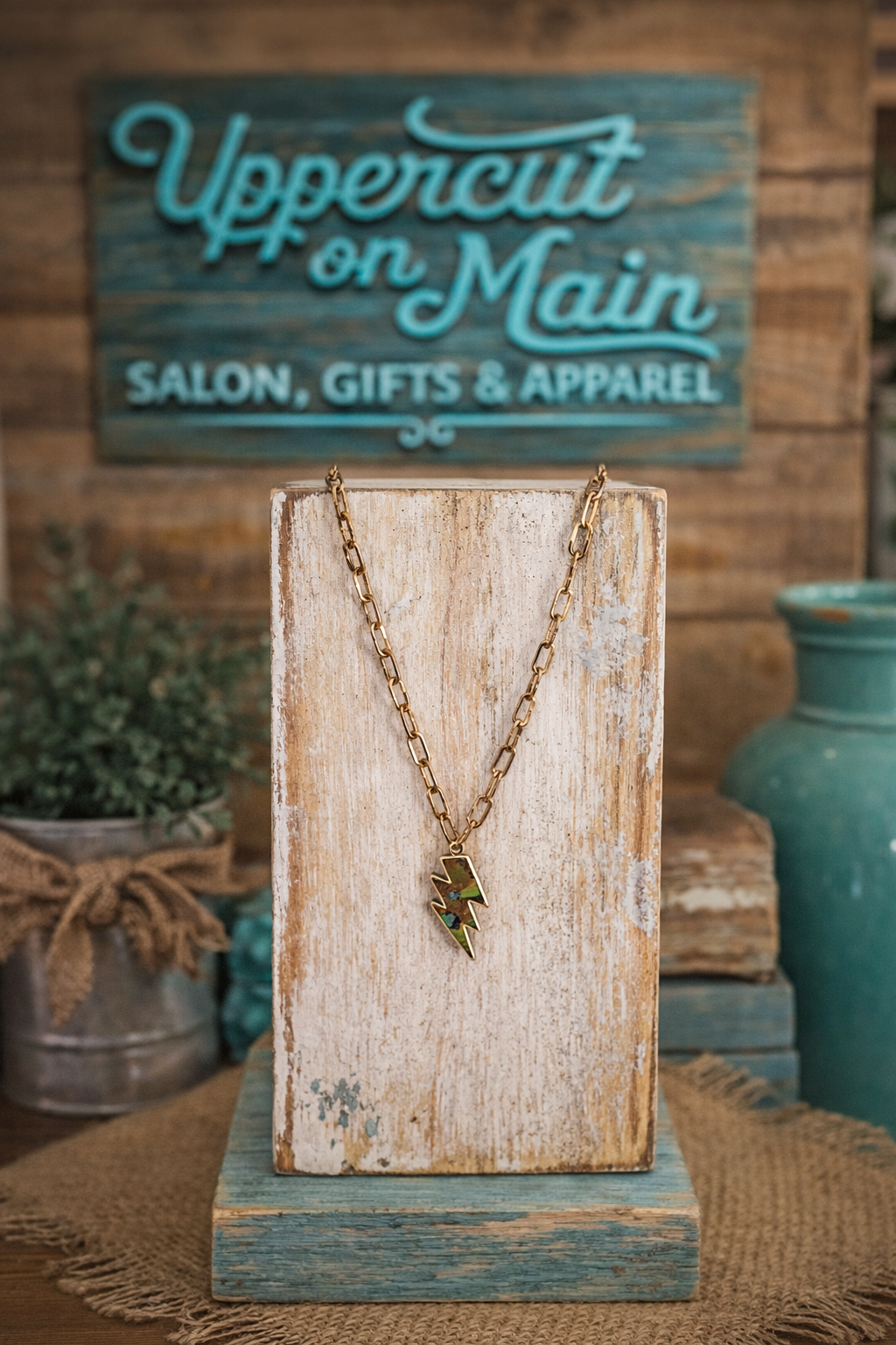 STELLA Necklace (Lightening Bolt)