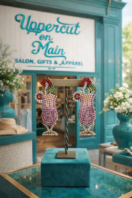 Pink Drink Earrings