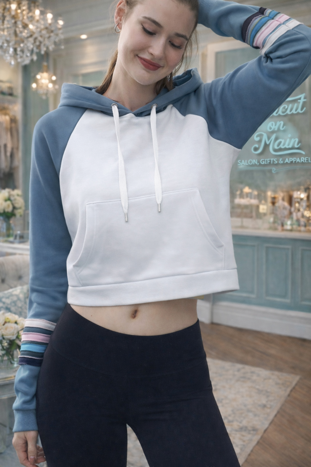 Lightweight Cropped Hoodie