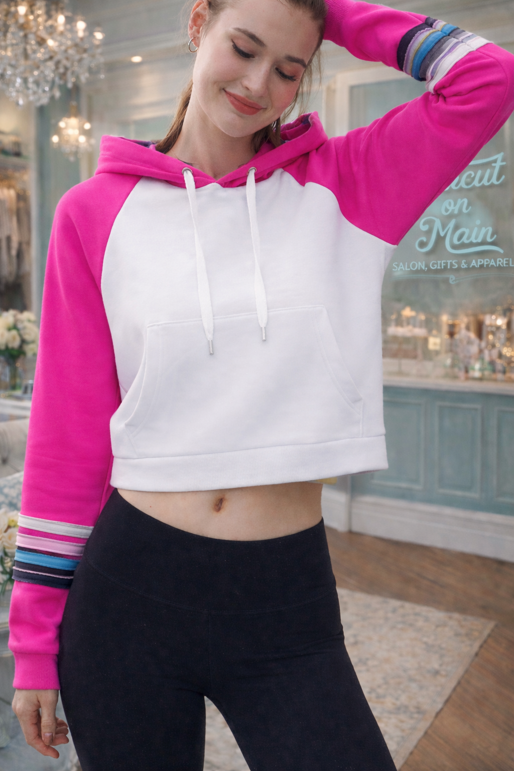 Lightweight Cropped Hoodie