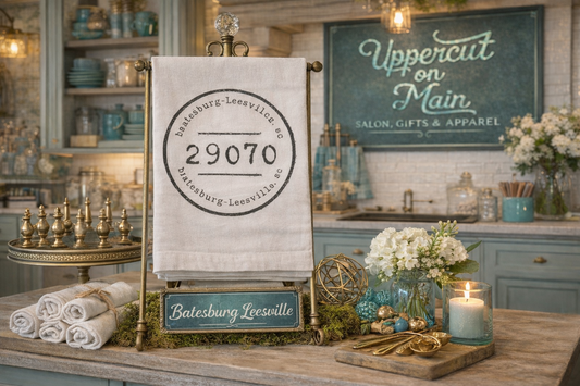 Stamped BATESBURG LEESVILLE Zip Towel