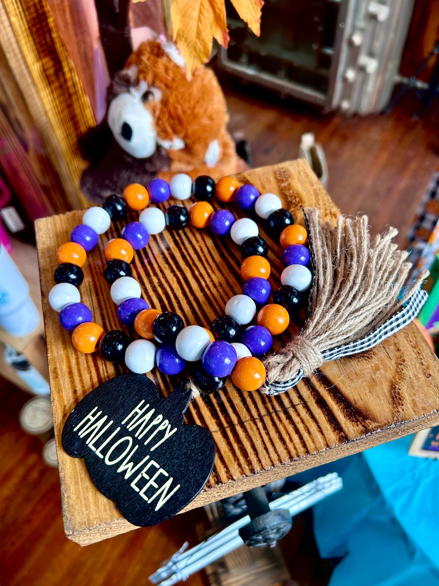 Halloween Wooden Beads