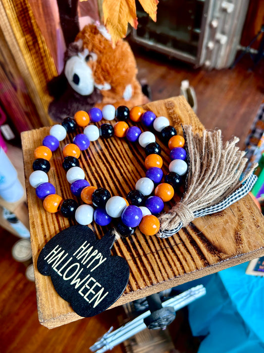 Halloween Wooden Beads