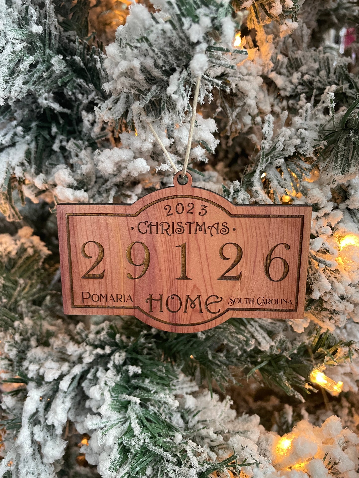 Zip Code Ornament