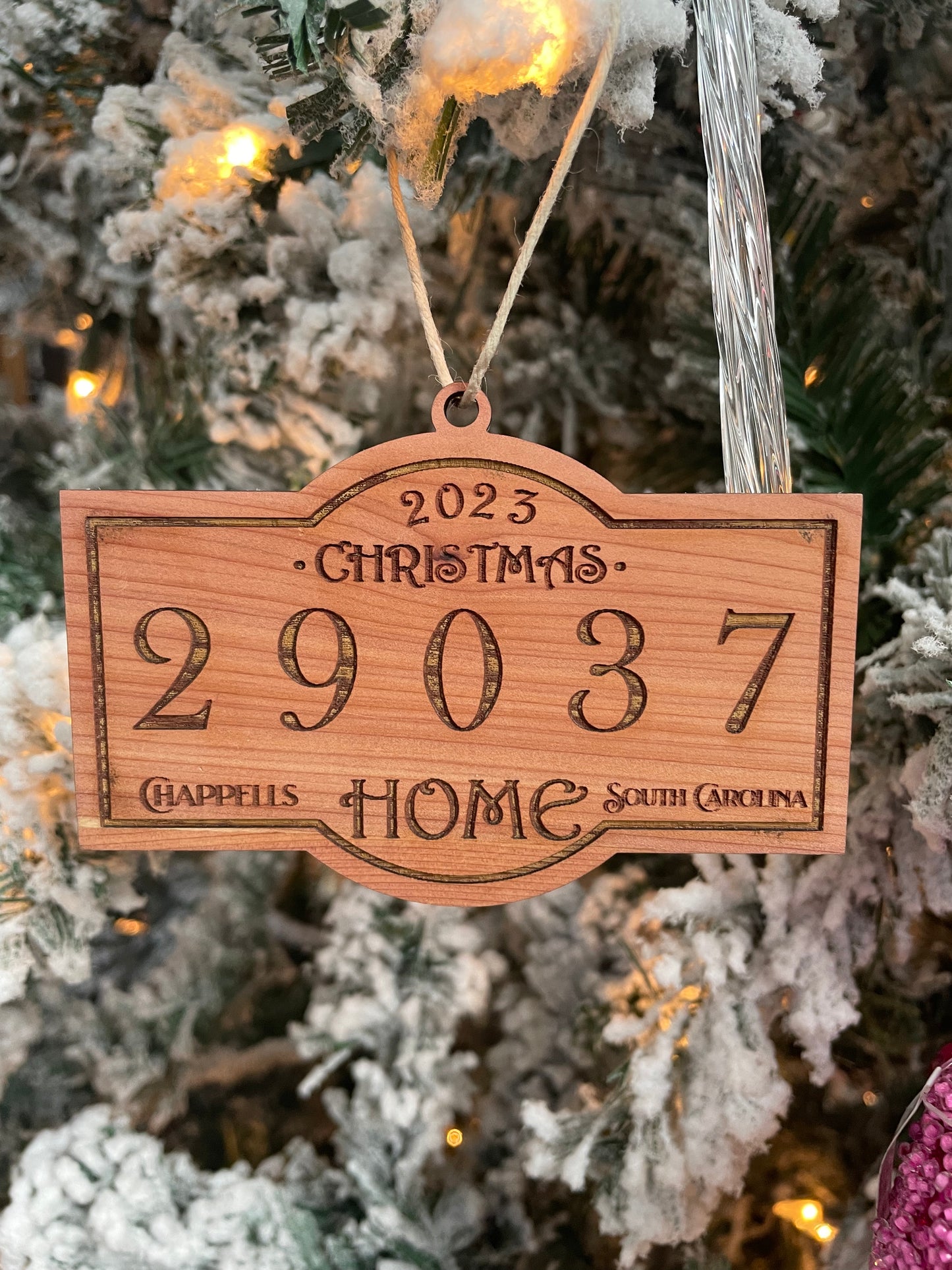 Zip Code Ornament