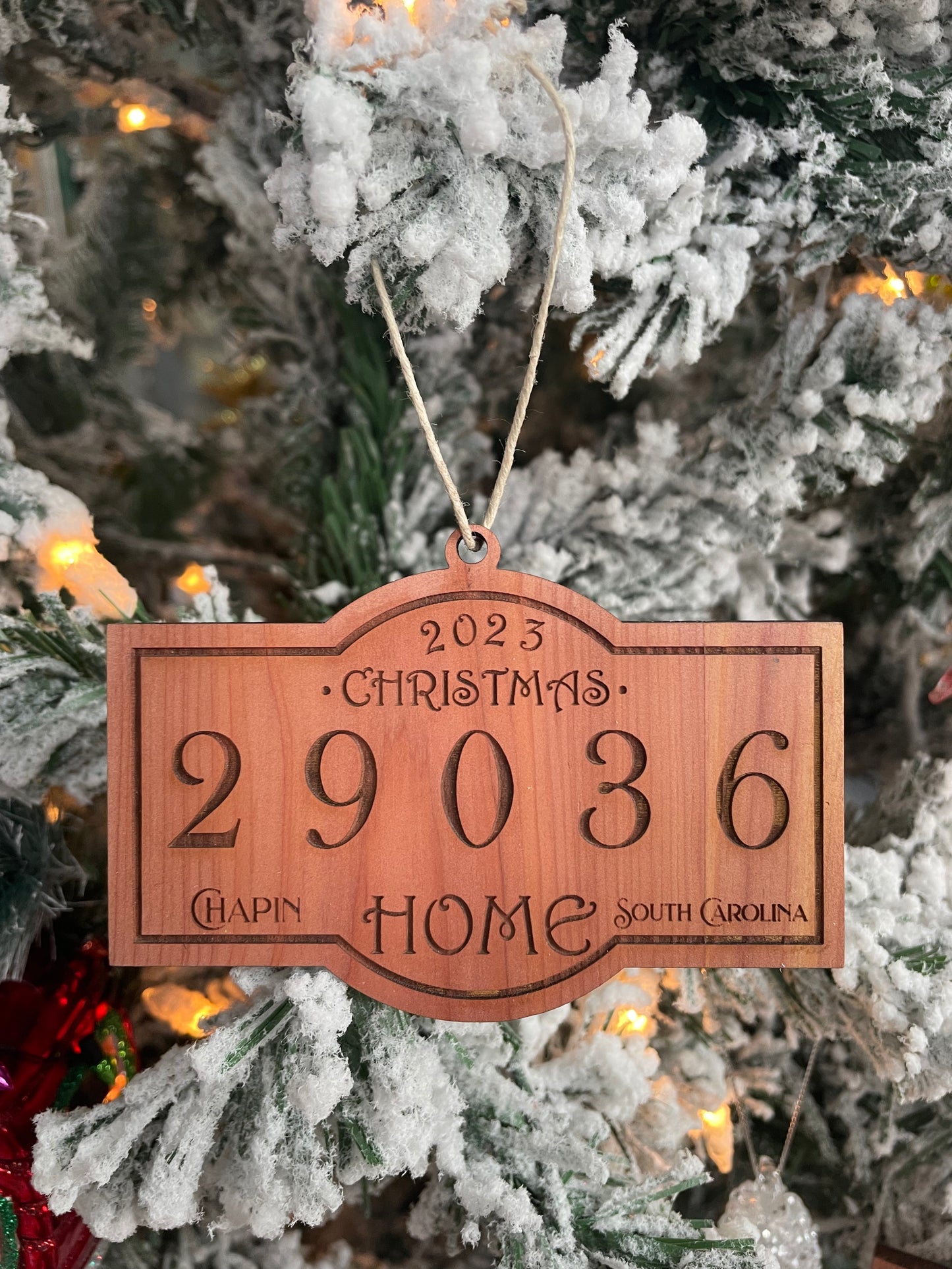 Zip Code Ornament