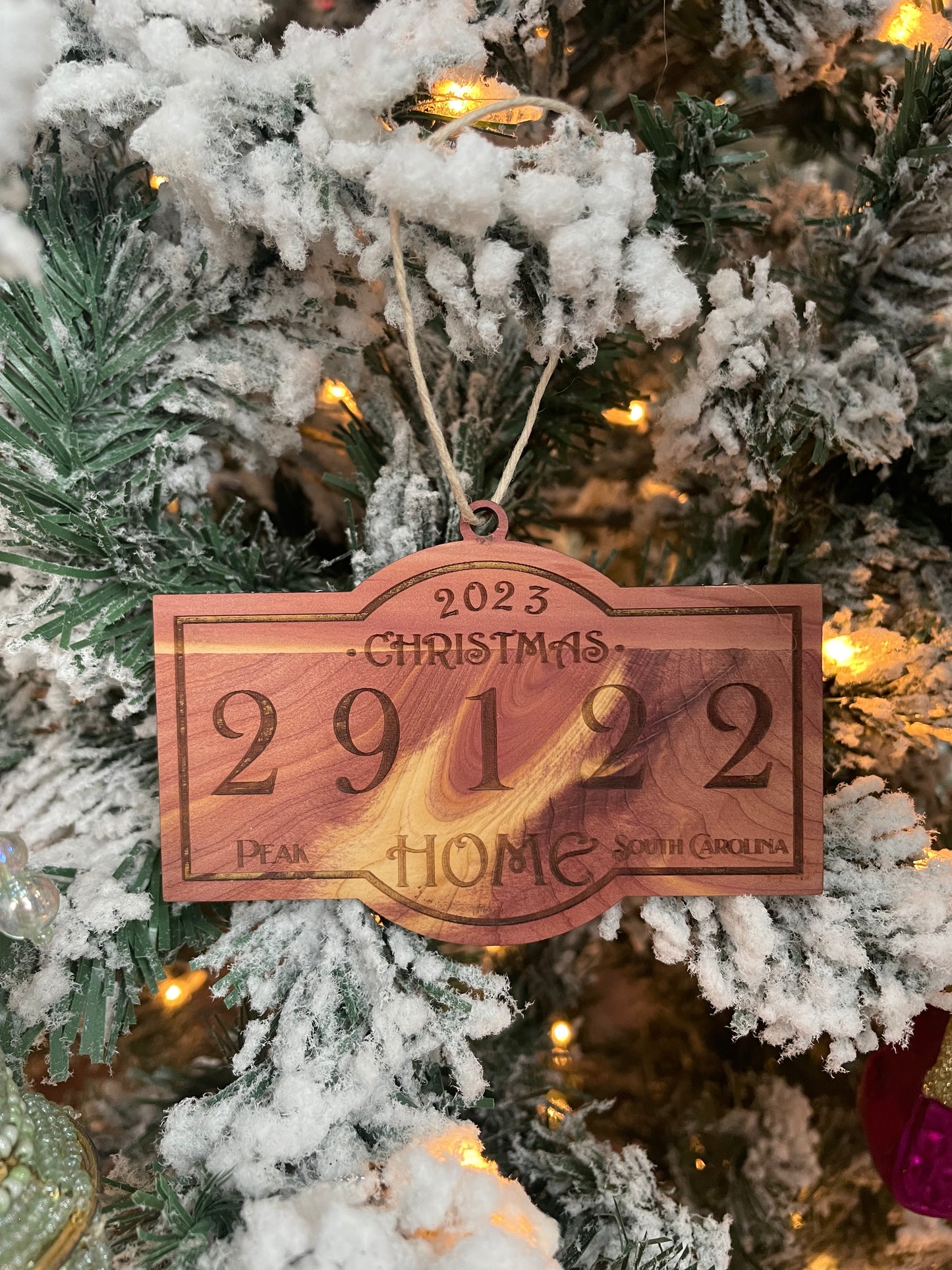 Zip Code Ornament