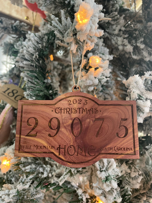 Zip Code Ornament