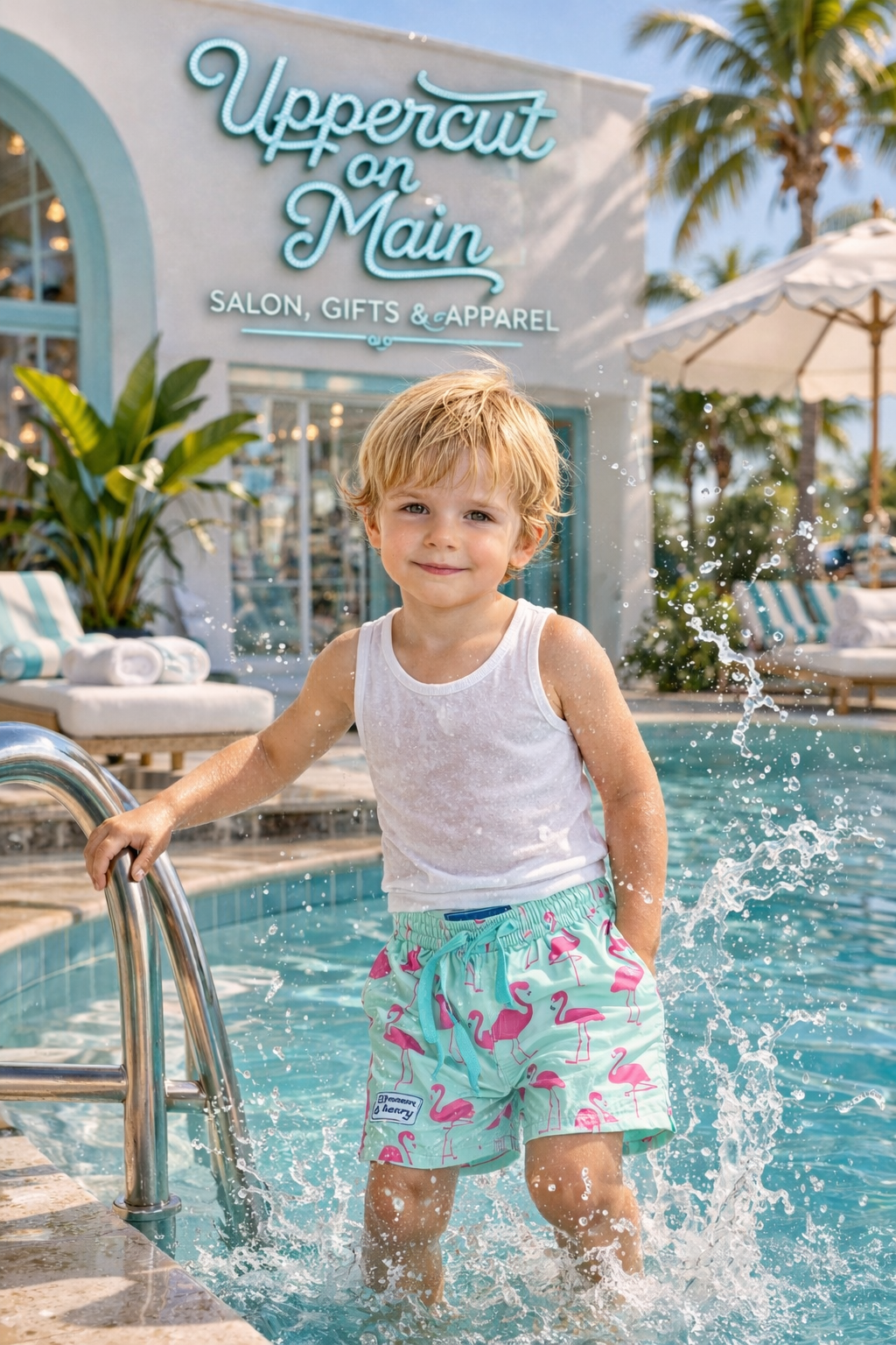 T&H FLAMINGO Swimming Trunks