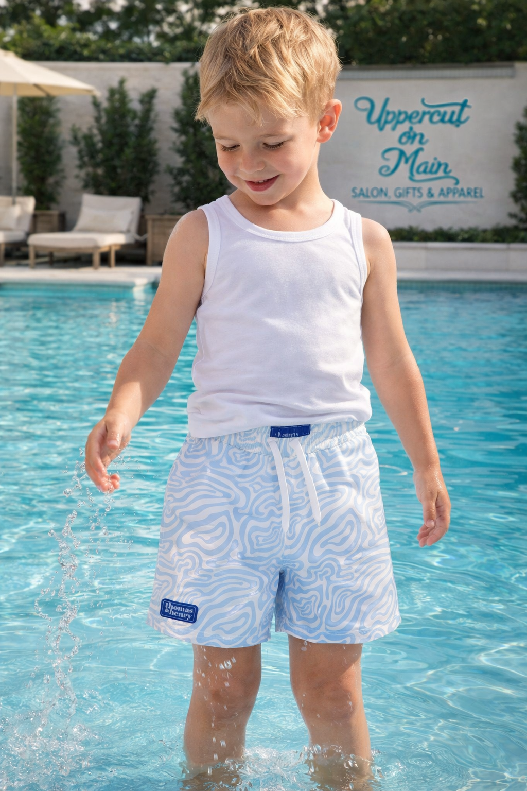 T&H WAVES Swimming Trunks