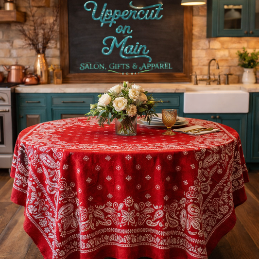 RED BANDANNA Table Clothe