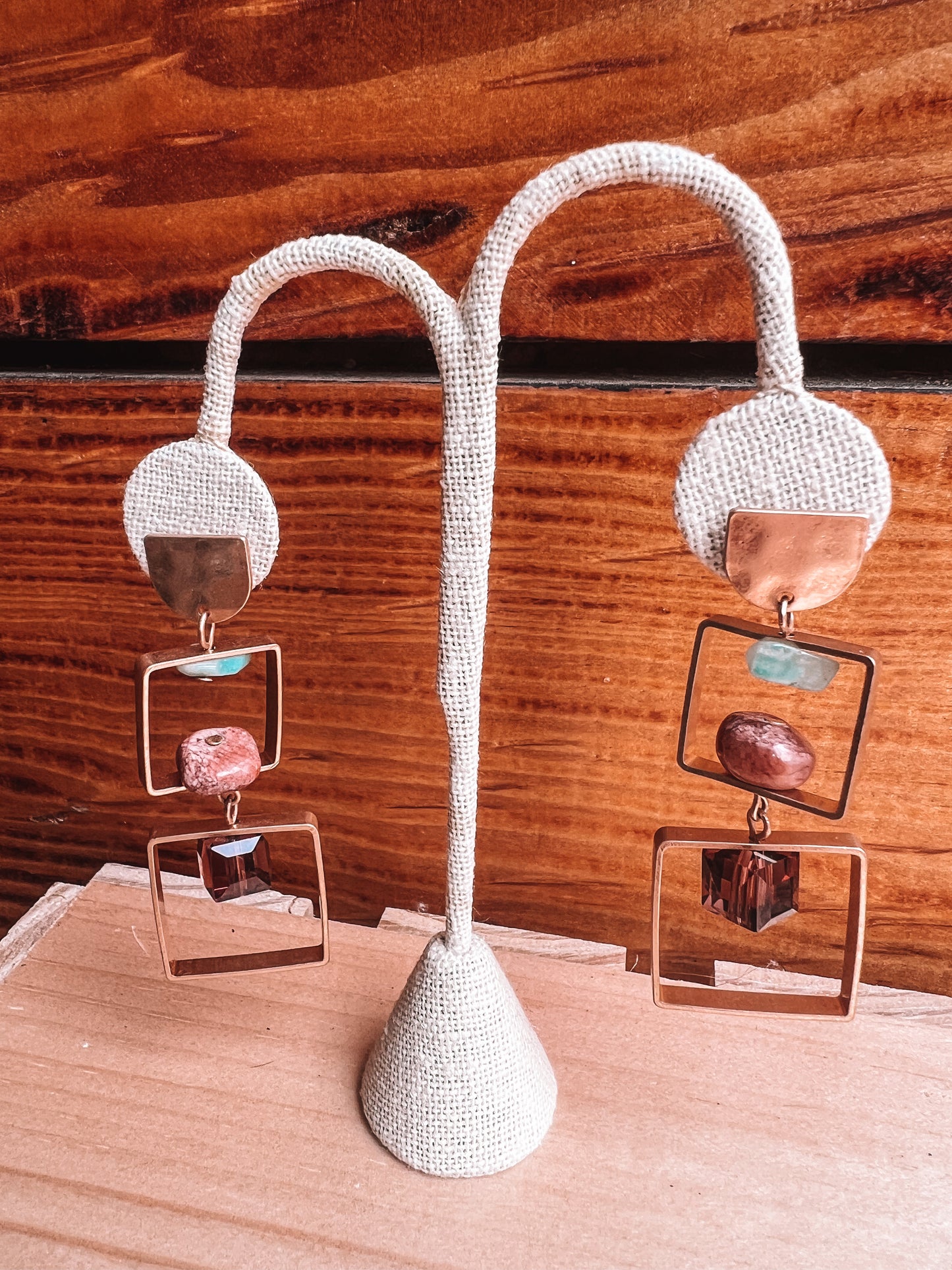 GANZ Square Earrings