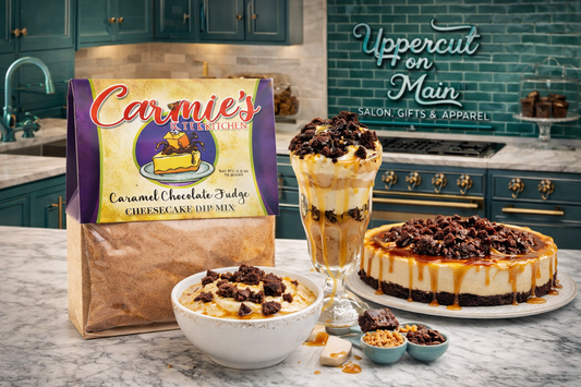 CARMIE’S Desserts CARAMEL CHOCOLATE FUDGE