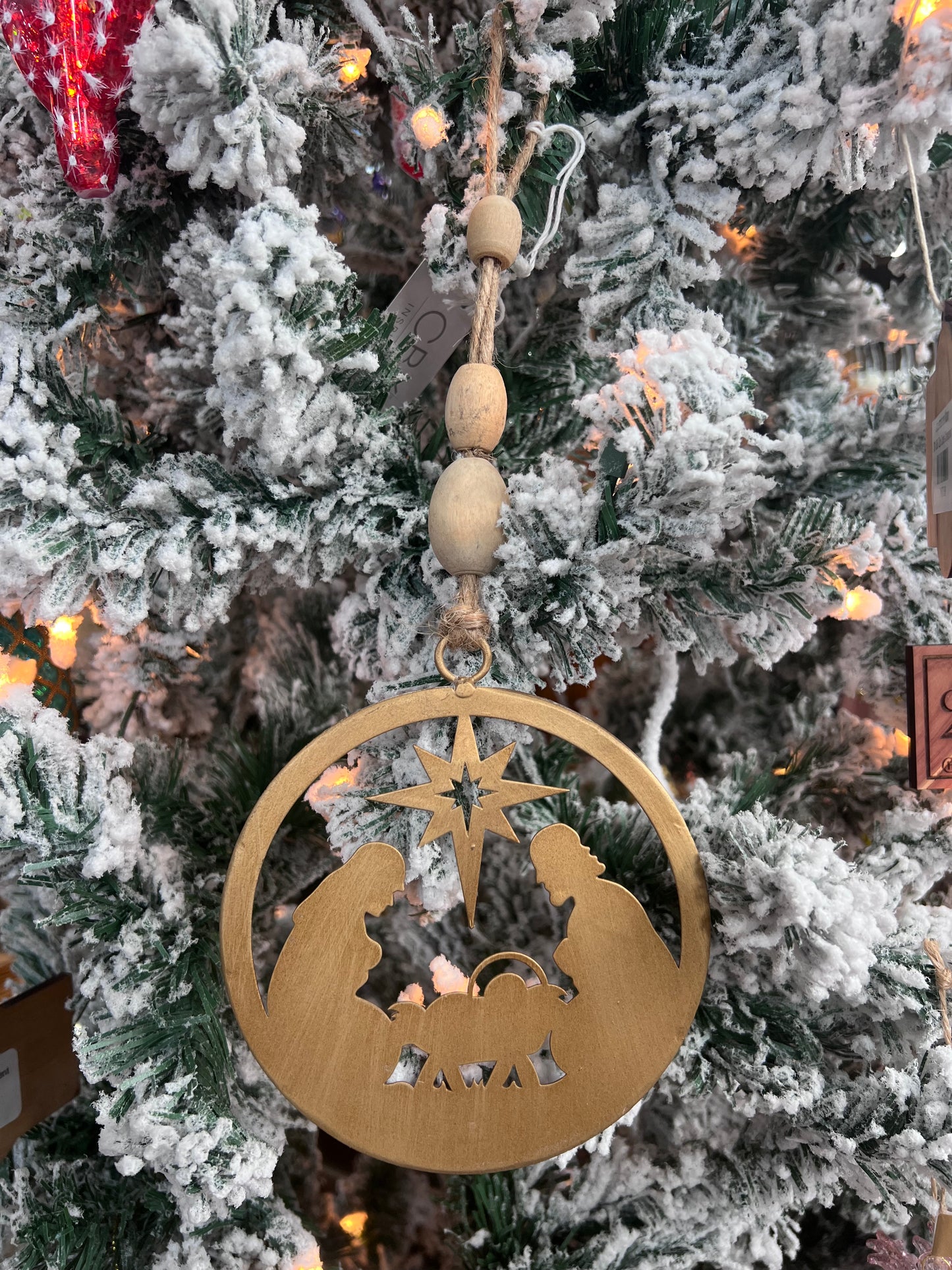 GANZ Nativity Scene Ornaments