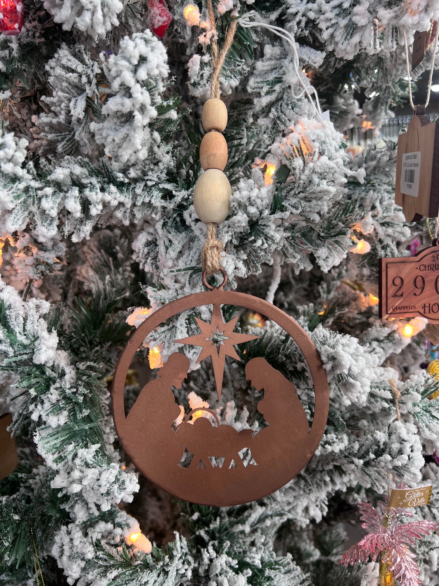 GANZ Nativity Scene Ornaments