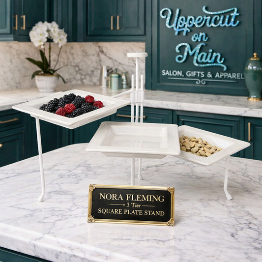 Nora Fleming 3 TIER SQUARE PLATE STAND