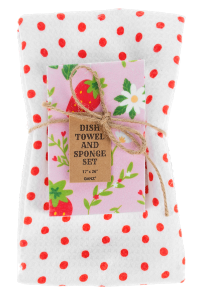 GANZ Dish Towel Sponge Sets