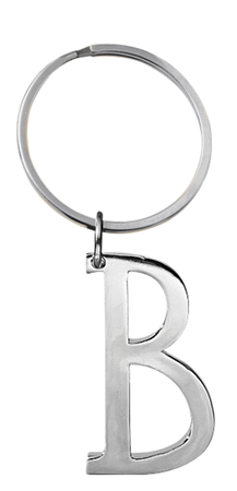 GANZ Initial Keychain