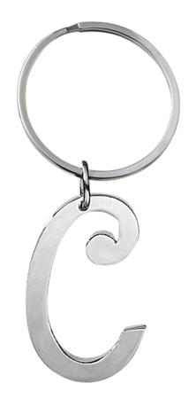 GANZ Initial Keychain